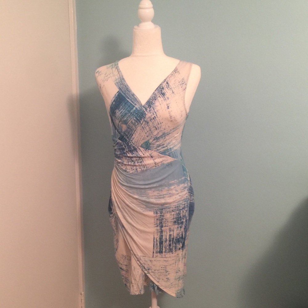 Tommy Bahama wrap dress. Beautiful blues